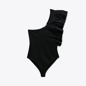 Zara Black bodysuit